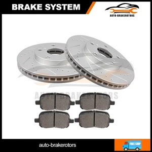 For Lexus ES300 Toyota Camry 97-01 Front Drill 2 Brake Rotors w/ 4 Ceramic Pads - Bild 1 von 7