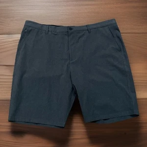 Men’s Size 42x10  Performance Golf Shorts 01.Algo Mini Gray Check - Picture 1 of 5