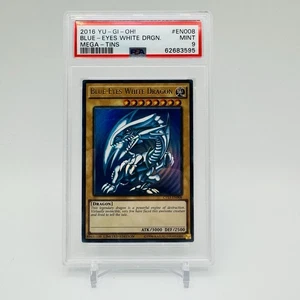 YuGiOh Blue Eyes White Dragon CT13-DE008 PSA 9 SDK ART 2016 Mega Tin - Bild 1 von 2