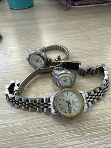 Vintage Broken Watch Lot 3 Pieces for Parts Repair Pulsar Pierre Nicol Namruf - Picture 1 of 11