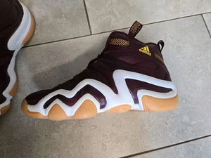 Adidas Crazy 8 Marron Size-9.5 Men's Basketball Sneakers - Picture 1 of 13
