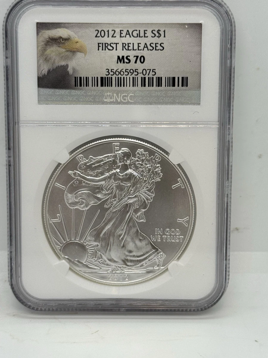 American Eagle MS 70 Graded 2012 Silver Bullion Coins for sale | eBay