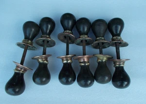 Door Handles Handle Knob Wooden Vintage Mortice lock ref 28 (FREE UK POSTAGE) - Picture 1 of 18