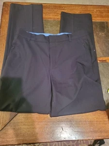 Izod Boys' Dress Pants, Size 16, Black, Flat Front, Stretch Straight Leg - Picture 1 of 6