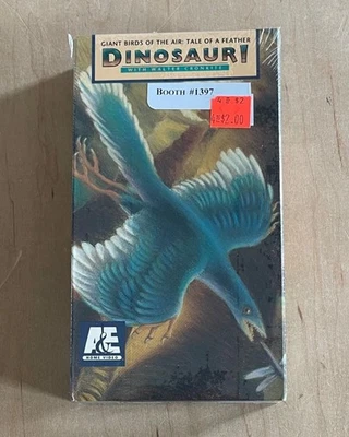 DINOSAUR! GIANT BIRDS OF THE AIR 1991 Sealed VHS A&E Walter Cronkite Documentary - Image 1 of 4