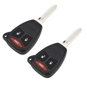 2Pcs 3 Buttons Smart Key Case Fob For Chrysler Dodge Magnum Aspen Dakota Charger - Picture 1 of 6