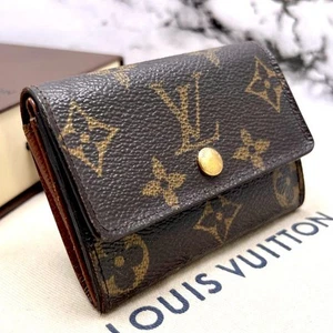 LOUIS VUITTON Monogram Coin Purse M61930 Portemonnaie Plat Vintage MI0994 - Bild 1 von 15