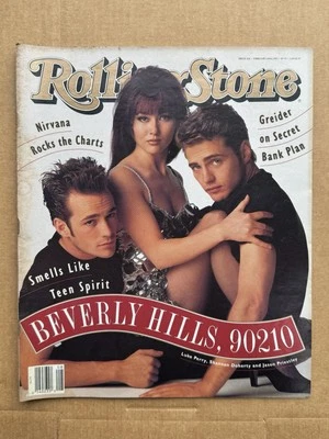 Rolling Stone Magazine Shannen Doherty~BEVERLY HILLS 90210~Nirvana #624 FEB 1992 - Image 1 of 4