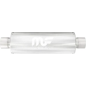 Magnaflow Stainless Steel Muffler 4" Round 2.5" Center Inlet Outlet 10416 - Picture 1 of 24
