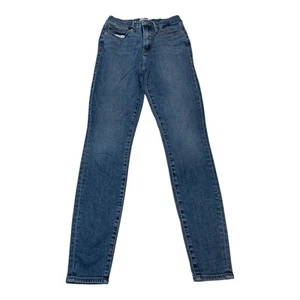 Good American Good Legs Crop Blue601 Skinny Stretch Jeans Women’s Size 6/28 - Picture 1 of 13