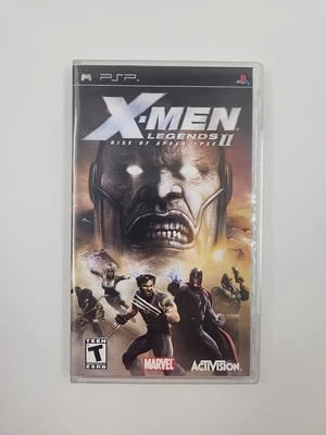 X 战警 Legends II Rise of Apocalypse PSP PlayStation 便携式 完整 全新带盒 — 第 1/4 张图片