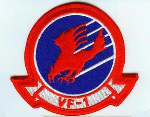 AS seen in Movie TOP GUN TOM CRUISE FLIGHT JACKET F-14 SQN VF-1 vêlkrö PATCH - Picture 1 of 12