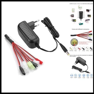 Intelligentes Ladegerät für 2-10s NIMH/NICD Akkus von RC-Fahrzeugen, 6 Adapter - Bild 1 von 1