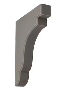 Ekena Millwork Vintage Decor Bracket 1-3/4" x 11" x 8-1/2" Wood Reclaimed Grey - Picture 1 of 1