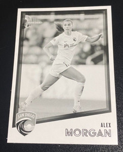 2023 Alex Morgan Black & White Parallel Women's NWSL Card Parkside #144 USWNT