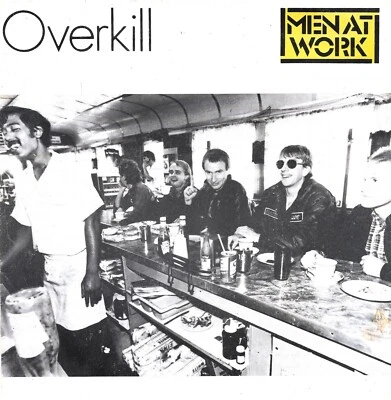 Men At Work : Overkill [Vinyle 45 tours 7"] 1983 - TRES BON ETAT - Photo 1/2