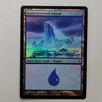 Snow-Covered Island #152 - Coldsnap - Magic the Gathering - NEVER PLAYED! MINT - Image 1 of 2