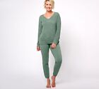 Barefoot Dreams Women's Sleepwear Sz XL Reg. CozyChic Lite Green A610833