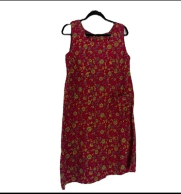 J peterman square neck cotton sundress size women's xl - Image 1 of 4