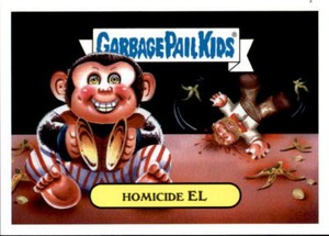 2019 Garbage Pail Kids Revenge of Oh The Horror-ible! Black Light '80s Horror