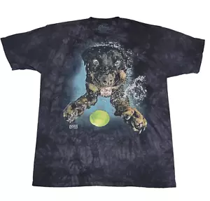 The Mountain Underwater Dogs T-Shirt Men's 2XL Black Seth Casteel Short Sleeve - Picture 1 of 9
