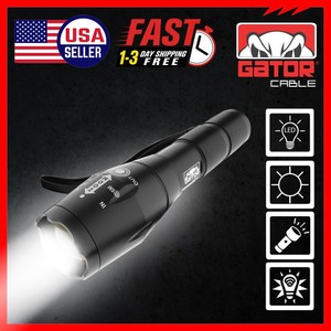 Super Bright Flashlight Torch LED Lamp Tactical Military 5 Mode Zoom 2000 Lumen