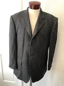 Gian Luca Napoli Italy Men’s 3-Button Wool Blazer Suit Jacket Italy 42R J410 - Picture 1 of 15