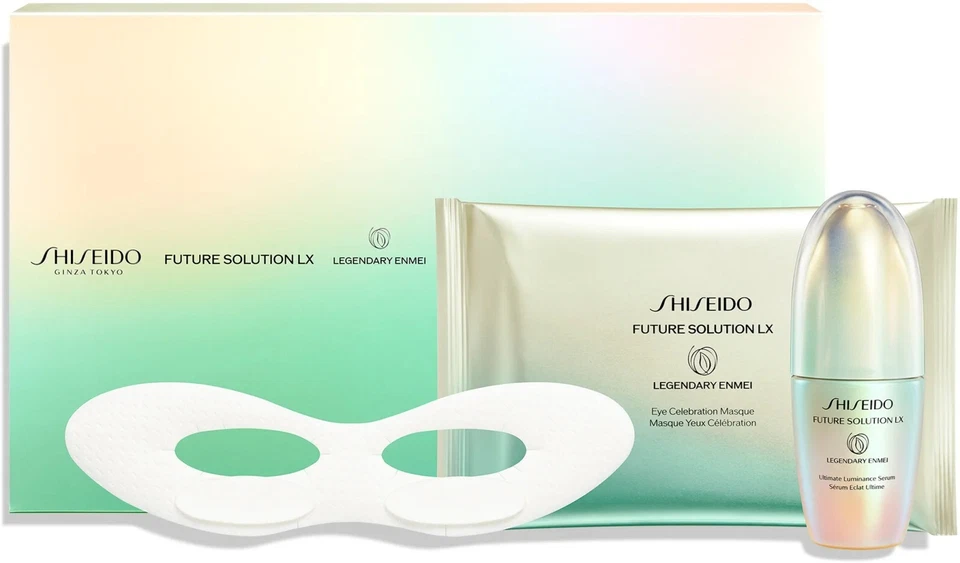 SHISEIDO Future Solution LX Legendary Enmei Ultimate Luminance Serum Set NEW - Image 1 of 4