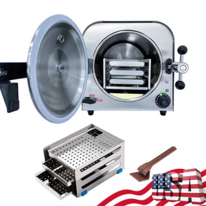 14L Esterilizador de Autoclave de Vapor Dental Equipo de Lab de Esterilización - Bild 1 von 24