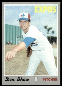 1970 Topps Don Shaw Montreal Expos #476