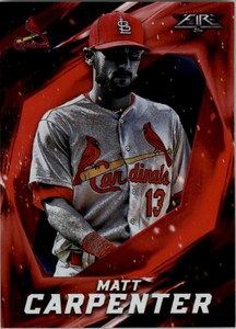 2017 Topps Fire Flame #60 Matt Carpenter - NM-MT