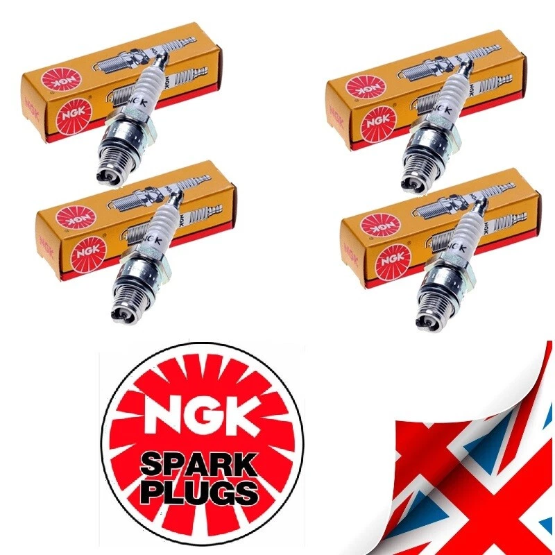 4x Triumph Daytona 1200 1994 NGK Spark Plug Set - Image 1 of 4