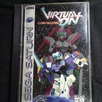 Virtual On Cyber Troopers Sega Saturn Game CIB Registration Card - Image 1 of 4