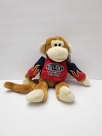 CHASE AUTHENTICS # 24 JEFF GORDON FOR KIDS NASCAR CAR RACING MONKEY PLUSH DOLL Cover