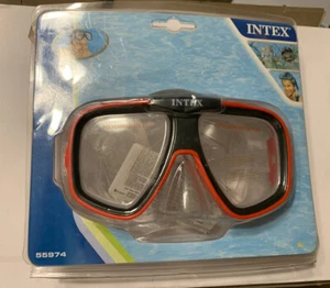 INTEX REEF RIDER MASK 55974 POLYCARBONATED LENSES. Red. New. - Picture 1 of 2