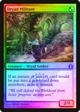 Dryad Militant FOIL Return to Ravnica PLD White Green Uncommon CARD ABUGames