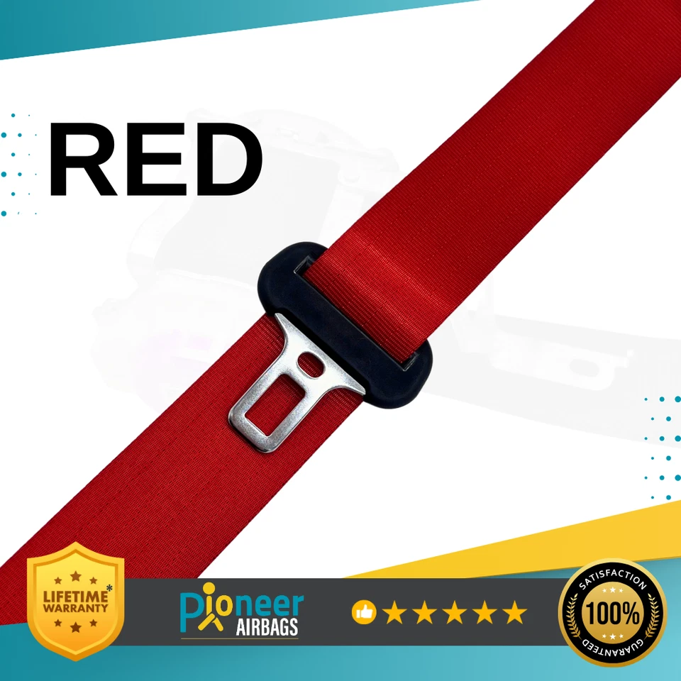 SEAT BELT WEBBING REPLACEMENT SERVICE ALL MAKES & MODELS - RED - 24h - Image 1 of 4