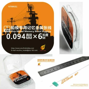 Very Fire 1/350 Scale Ship model Memory Metal Rigging - VFMK01 - Picture 1 of 1