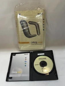 Microsoft Office Mac 2004 Student and Teacher Edition Software 3 keys w/ booklet - Picture 1 of 5