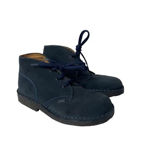 Primigi boys chukka lace up blue suede shoes size 12.5 - Picture 1 of 7