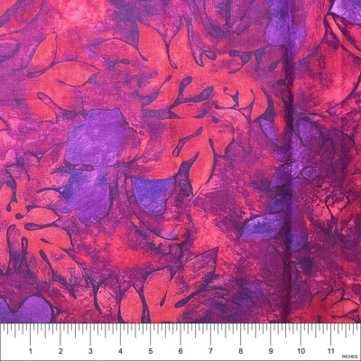 Ambrosia Leaves Jinny Beyer 2012 Cotton Quilt Fabric Quilt, Sew, Craft | 26"x44" - Image 1 of 2