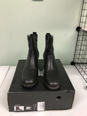 Sorel Mujer Cate Botín Ligero Bota de Lluvia Negro Impermeable Talla 8M Foto 1 de 4