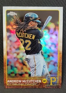 2015 Topps Chrome Refractor Andrew McCutchen NM-MT - Picture 1 of 1
