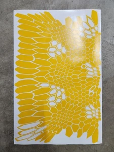 Kryptek Style High Heat Vinyl Stencil 12" x 8" Unweeded Cerakote Duracoat - Picture 1 of 1