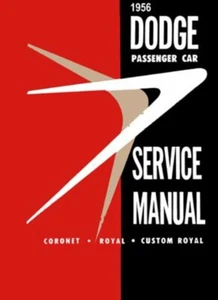 1956 Dodge Coronet Custom Royal Shop Service Repair Manual Engine Drivetrain OEM - Picture 1 of 5