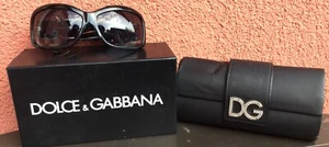 DOLCE & GABBANA SONNENBRILLE MIT ETUI # SCHWARZ # NEUWERTIG - Bild 1 von 3