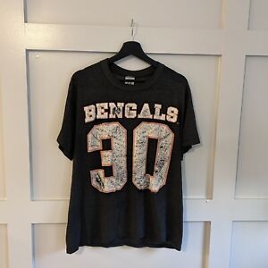 Vintage Cincinnati Bengals NFL Football Single Stitch  T-shirt￼ Men’s L 90s