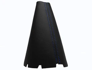 MAZDA PREMACY (1999-2005) Soufflet Levier De Vitesse 100% Cuir - Couture Bleu - Imagen 1 de 1