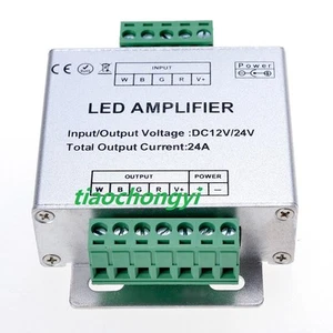 4CH Channel Circuit RGBW Amplifier For 5050 RGB(W) Color LED Strip light NEW - Picture 1 of 4