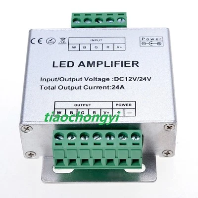 4CH Channel Circuit RGBW Amplifier For 5050 RGB(W) Color LED Strip light NEW - Image 1 of 4